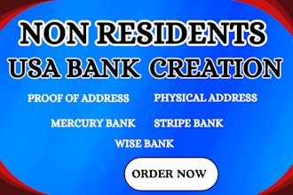 mercury wise usa bank creation USA physical address proof of address