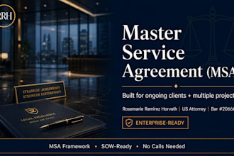 draft a legally binding service agreement tailored to your specific niche