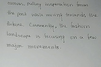 write anything with my pretty handwriting