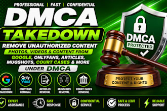 takedown copyright photo,videos, leaked data,onlyfans,harassing posts by dmca