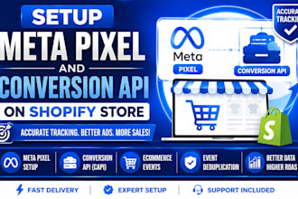 setup meta pixel and conversion API on shopify store
