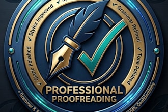 proofread and edit arabic and english text professionally