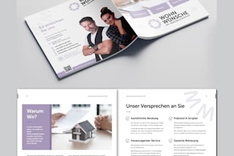 design premium corporate brochures and company profiles