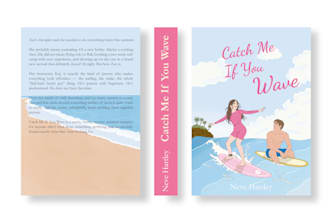 create illustrated romcom and romance book cover