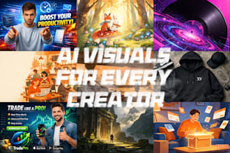 design custom ai illustration and digital artwork