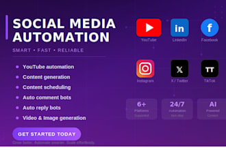 social media automation, youtube faceless video, instagram chatbot, manychat