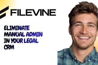 be your filevine, clio, mycase, and lawmatics CRM automation expert filevine
