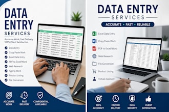 professional data entry and thumbnail designer