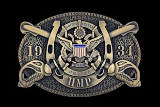 create official military police badge logo patch and sticker for you