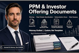 draft a compliant private placement memorandum ppm for your startup