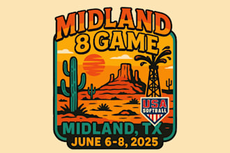 create a professional desert logo design