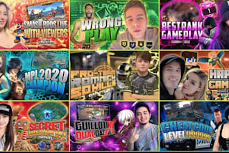 design professional and clickable youtube thumbnails