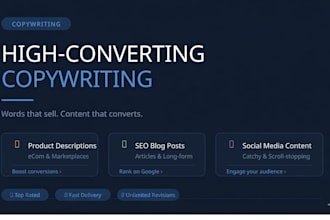 write high converting copy for your ecom, blog, and social media