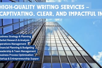 do business reports, plans, and case study writing help