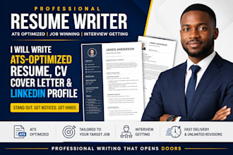 write an ats optimized resume CV and linkedin profile