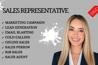 build lead list, do cold calling, appointment setting