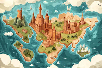 map illustration vector illustration vector map