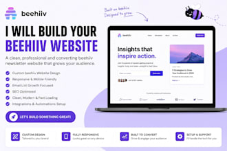 design and redesign beehiiv website, beehiiv newsletter