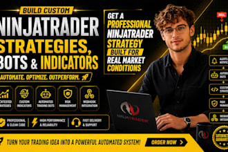 build custom ninjatrader strategies, bots, and indicators