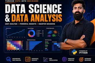do data science and data analytics on your data