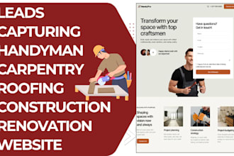 design handyman carpentry roofing construction renovation website