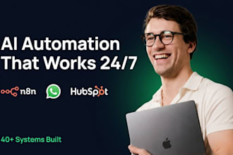 n8n ai automation ai agent whatsapp chatbot, CRM workflows and lead generation