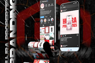 design premium social media branding