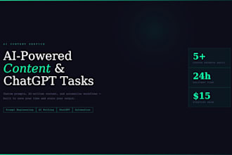 ai content creation and chatgpt prompt engineering for your business