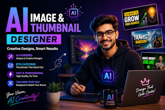 create stunning ai generated images and youtube thumbnails