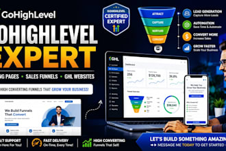 do gohighlevel landingpage gohighlevel salesfunnel gohighlevel website ghl exper