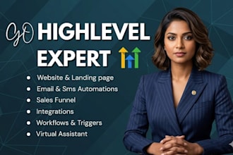 be gohighlevel expert, gohighlevel website sales funnel, ghl workflow automation