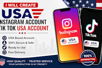 create USA  instagram, instagram account ,usa  tik tok account
