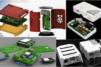 do pcb enclosure, pcb casing, keyboard pcb, any case for manufacture or 3d print