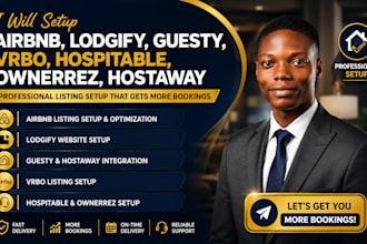 setup airbnb lodgify guesty vrbo hospitable ownerrez hostaway listing