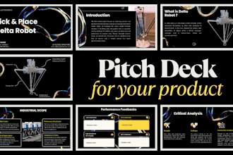 design a professional corporate presentation and pitch deck