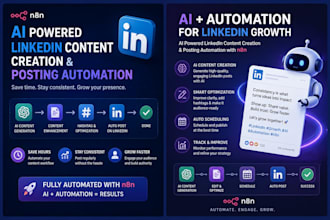 create ai powered linkedin post automation