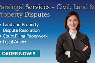 provide paralegal services, draft US legal documents