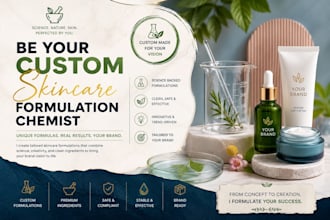 be your custom skincare formulation chemist