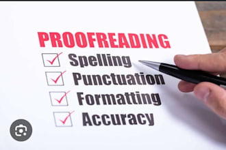 proof read books and check for spelling mistakes