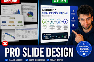 professional engaging presentation slides for your course, workshop or seminar