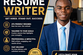 write a pro resume to help you stand out using my expertise