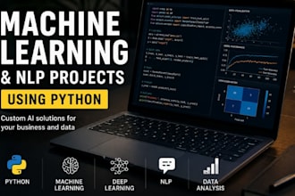 do machine learning and nlp projects using python ai