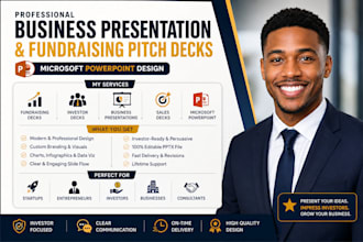 do business presentation micorsoft powerpoint for fundraising pitch decks