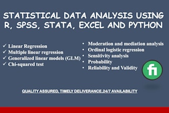 do all stastistical analysis with r,stata,python,spss