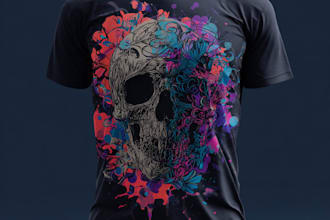 draw cute cartoon tshirt illustration design