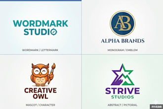 design professional and brand logo and thumbnail