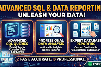 advanced sql queries data analysis and database reporting