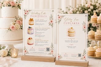 create modern and print ready menu designs