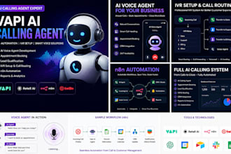 build vapi ai calling agent n8n automation IVR setup