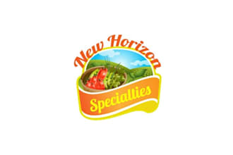 create a winning agriculture brand logo for new horizon